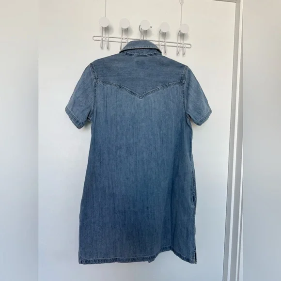NEW Women’s LEVI'S Louisa Short Sleeve Denim Dress Size XS - Picture 4 of 5